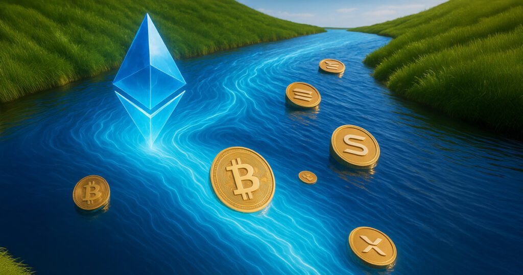 Ethereum steals the show with a record of $1.12 billion