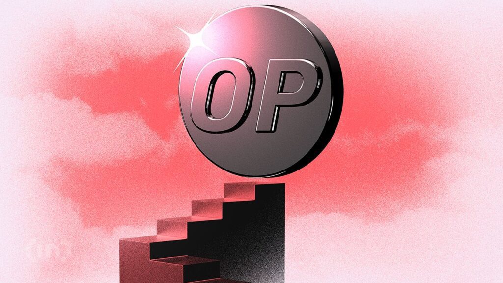 Optimism (op) rises following a two month high
