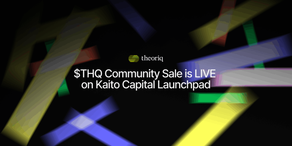 Theoriq launches community sale via kaito capital launchpad