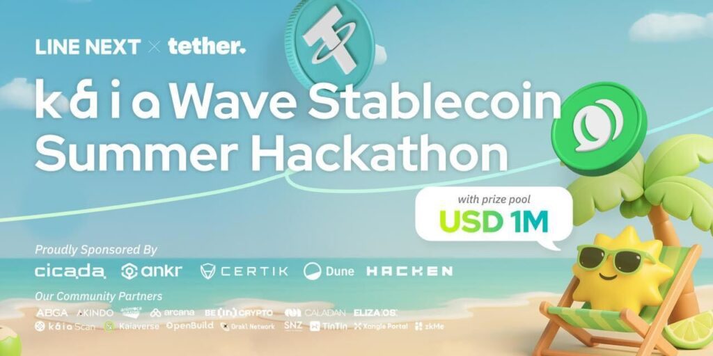 Kaia, tether and line next co host hackathon launches defi mini