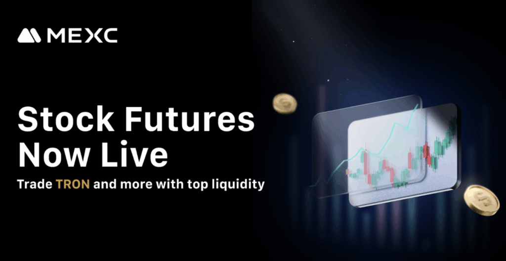 Mexc expands its stock futures portfolio with its tron inc.