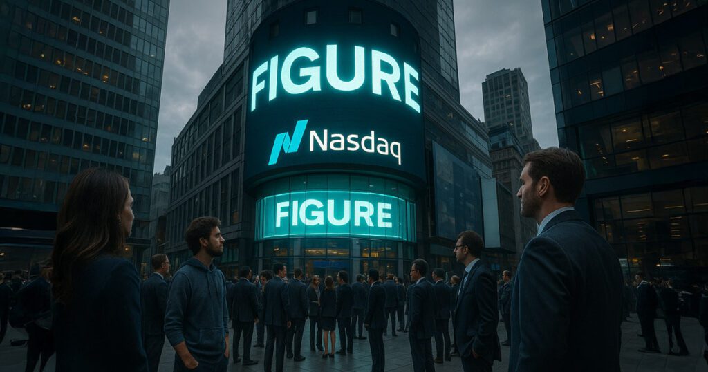 Nasdaq braces for the first blockchain lender's ipo debut as