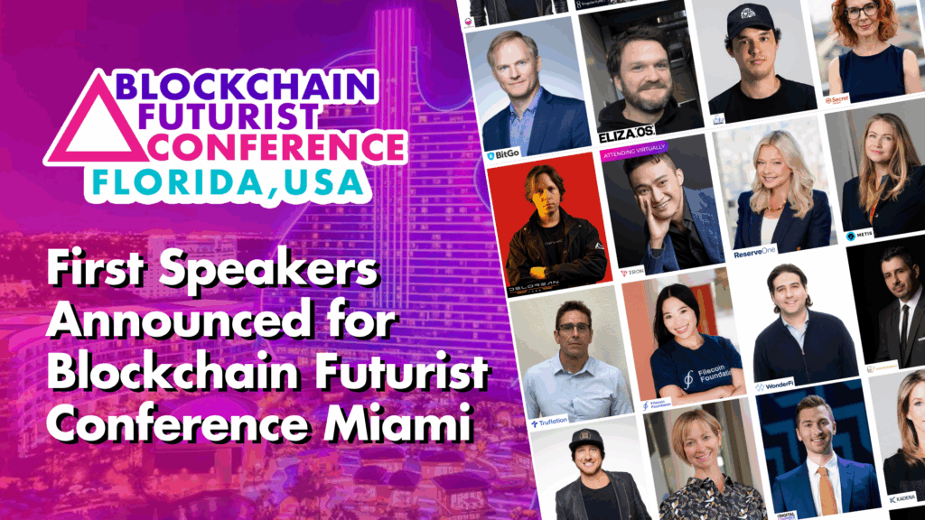 The first speaker announced for blockchain futures conference miami, the