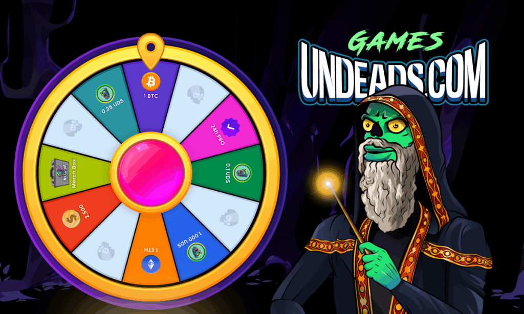 Undead games release wheel of fortune with ton