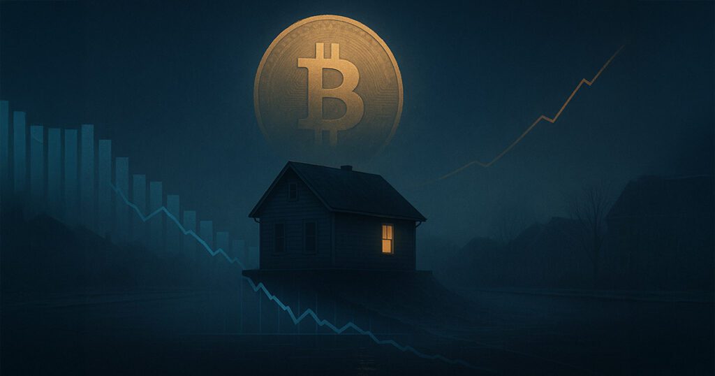 Your home is less valuable than ever in bitcoin