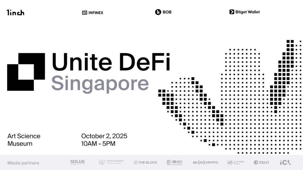 1inch conference lives in singapore during token2049 week