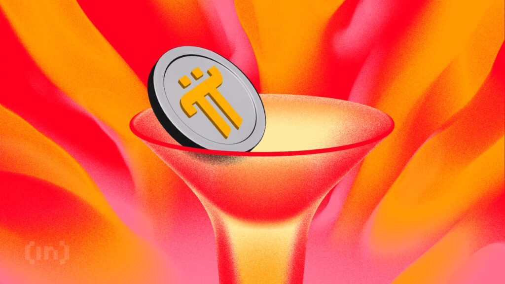 The inflow of pi coins jumps, but the price is