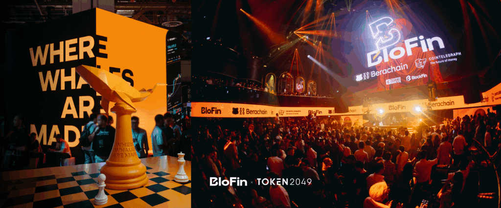 Blofin leads token2049 with outstanding branding