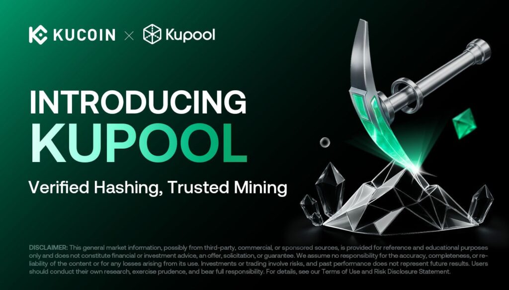 Kucoin launches kupool, a secure and transparent mining platform