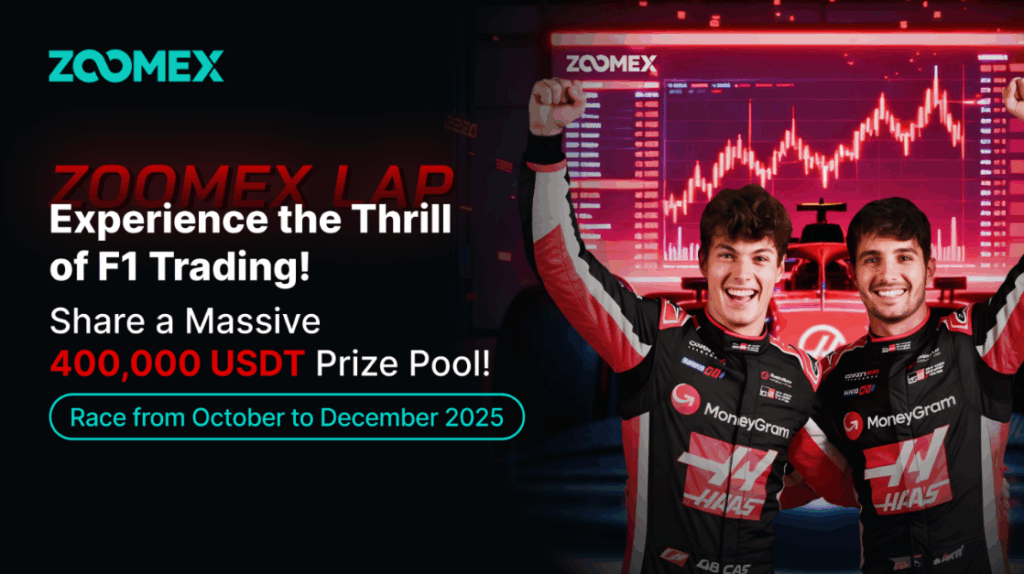 Zoomex partners with haas f1 on $400,000 trading event