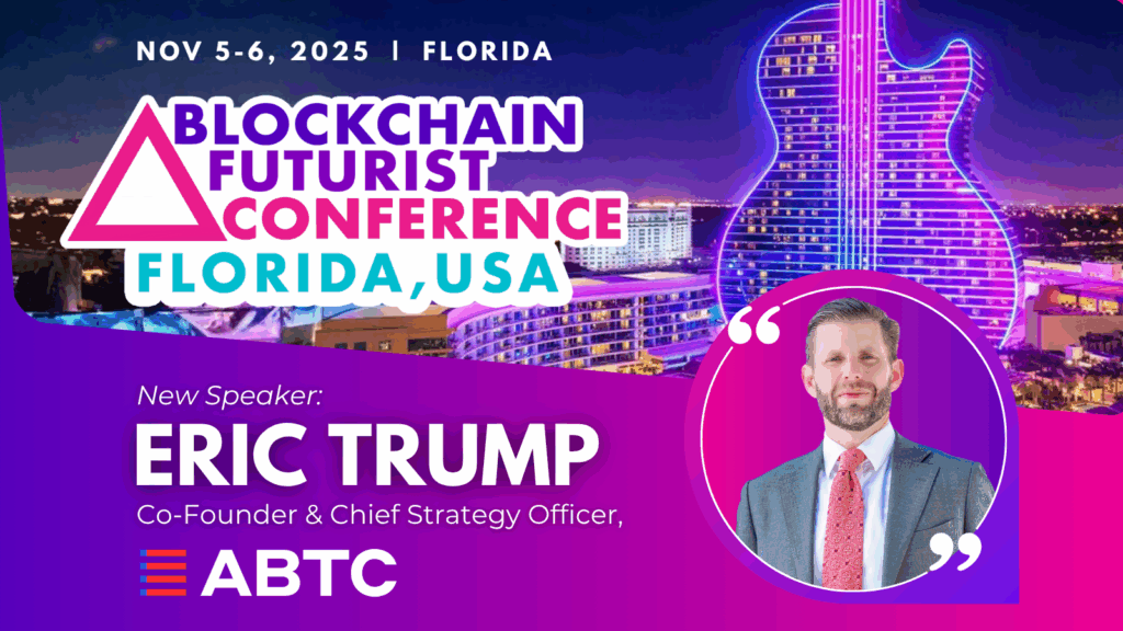 Eric trump to speak at 2025 florida blockchain futurists conference