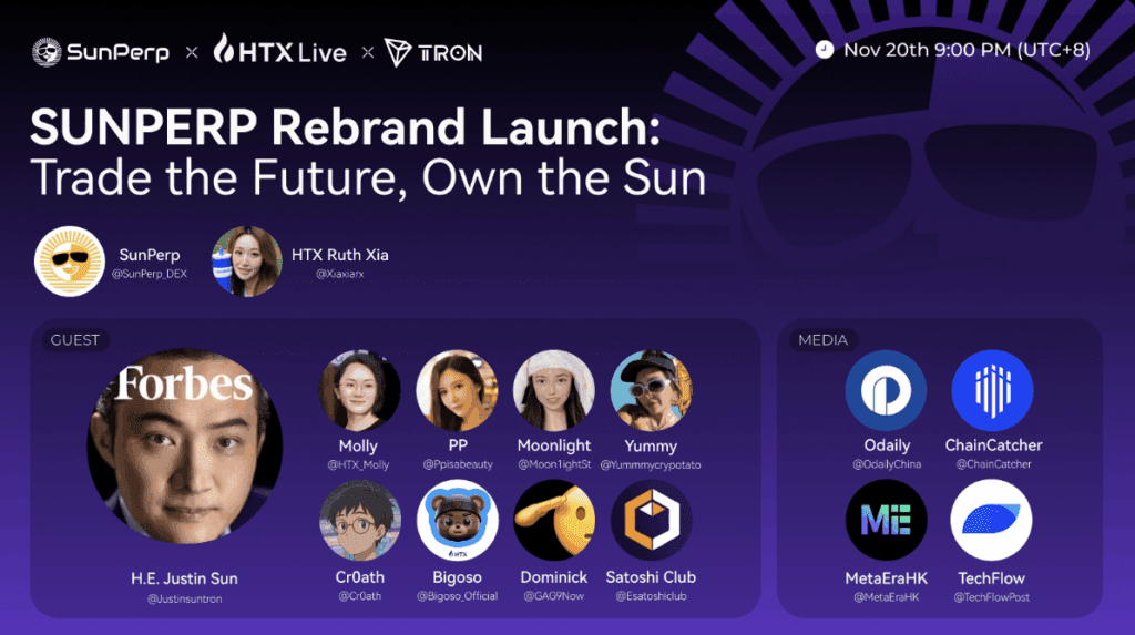 From platform to ecosystem, sunperp rebrands to sunx