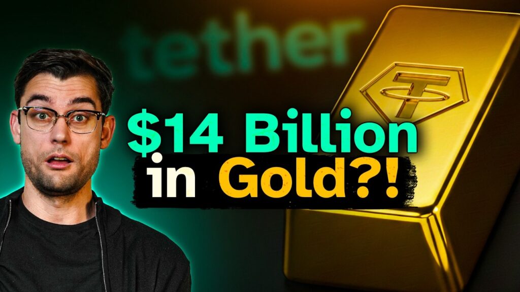 Tether is buying billions in gold!! here's why!!